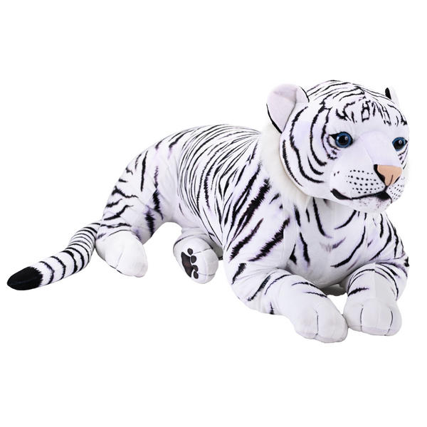 White siberian tiger stuffed hot sale animal