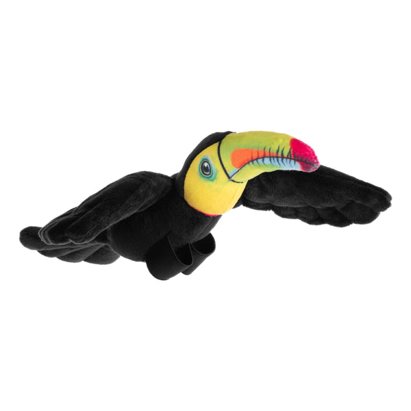 Tropical top Wild Plush Toucan Flying Custom Stuffed Animal Bird Toy