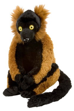 Red Ruffed Lemur Stuffed Animal - 12