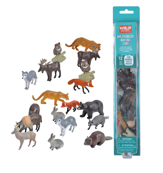 North American Animal 3 Figurines Tube with Head Topper, W37119 – Texas  Toy Distribution