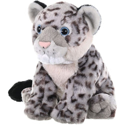 Snow Leopard Cub Stuffed Animal  - 12