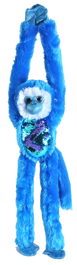 Hanging Blue Sequin Stuffed Animal - 20