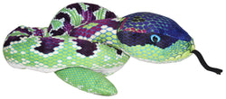 Green Purple Snake  Stuffed Animal - 54