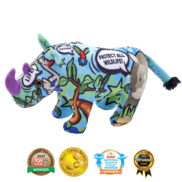 Selling Rhinoceros Wildlife Plush Toy Stuffed Animal