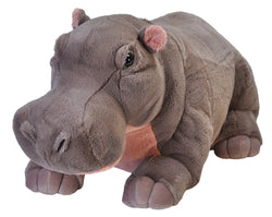 Wild Republic Jumbo Hippo Stuffed Animal - 30