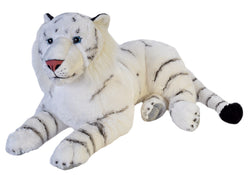 Wild Republic Jumbo White Tiger Stuffed Animal - 30