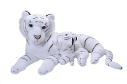Wild Republic Jumbo Mom & Baby White Tiger - 30