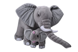 Wild Republic Jumbo Mom & Baby Elephant - 30
