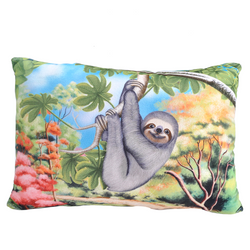 Sloth Story Large Pillow