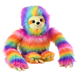 Rainbow Sloth Stuffed Animal - 12