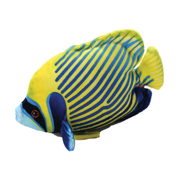 Wild Republic Coral Reefs Emperor Angelfish Stuffed Animal, 6