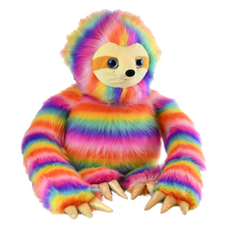 Jumbo Rainbow Sloth Stuffed Animal - 25