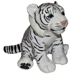 White Tiger Stuffed Animal - 12