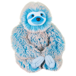 Blue Three Toed Sloth Stuffed Animal - 12