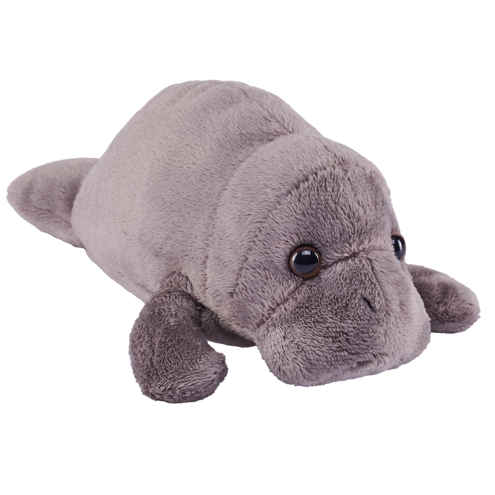 Wild Republic Pocketkins Eco Manatee Stuffed Animal, 5