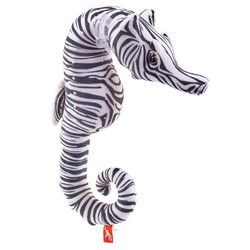 Zebra Seahorse Stuffed Animal - 20
