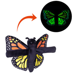 Huggers Glow In The Dark Butterfly Stuffed Animal - 8"