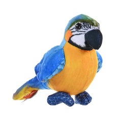 Rainforest Birds Blue & Yellow Macaw Stuffed Animal - 4.5