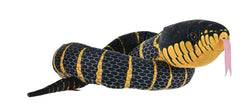 Plush Snake Black Fanged Mangrove Stuffed Animal - 54