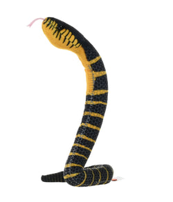 Coilkins Black Fanged Mangrove Snake Stuffed Animal - 12