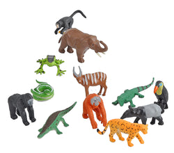 Eco Zip Tube Rainforest Figurines