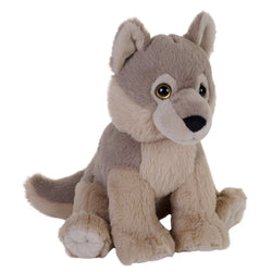 Earthkins Mini Wolf Stuffed Animal - 8