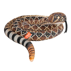 Living Earth Snakes Western Diamondback Rattlesnake Stuffed Animal - 60