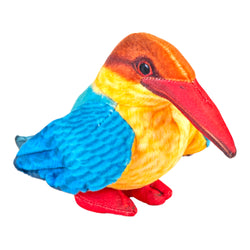 Rainforest Birds Stork Billed King Stuffed Animal - 4.5