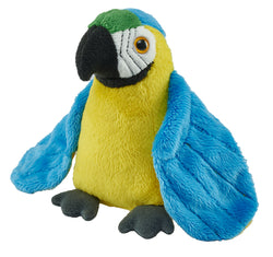 Pocketkins Eco Blue & Yellow Macaw Stuffed Animal - 5