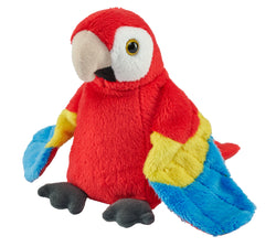 Pocketkins Eco Scarlet Macaw Stuffed Animal - 5