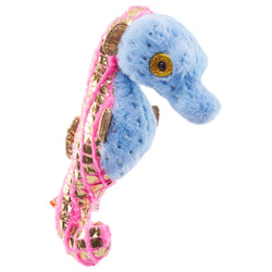 Foilkins Jr Blue Seahorse Stuffed Animal - 6