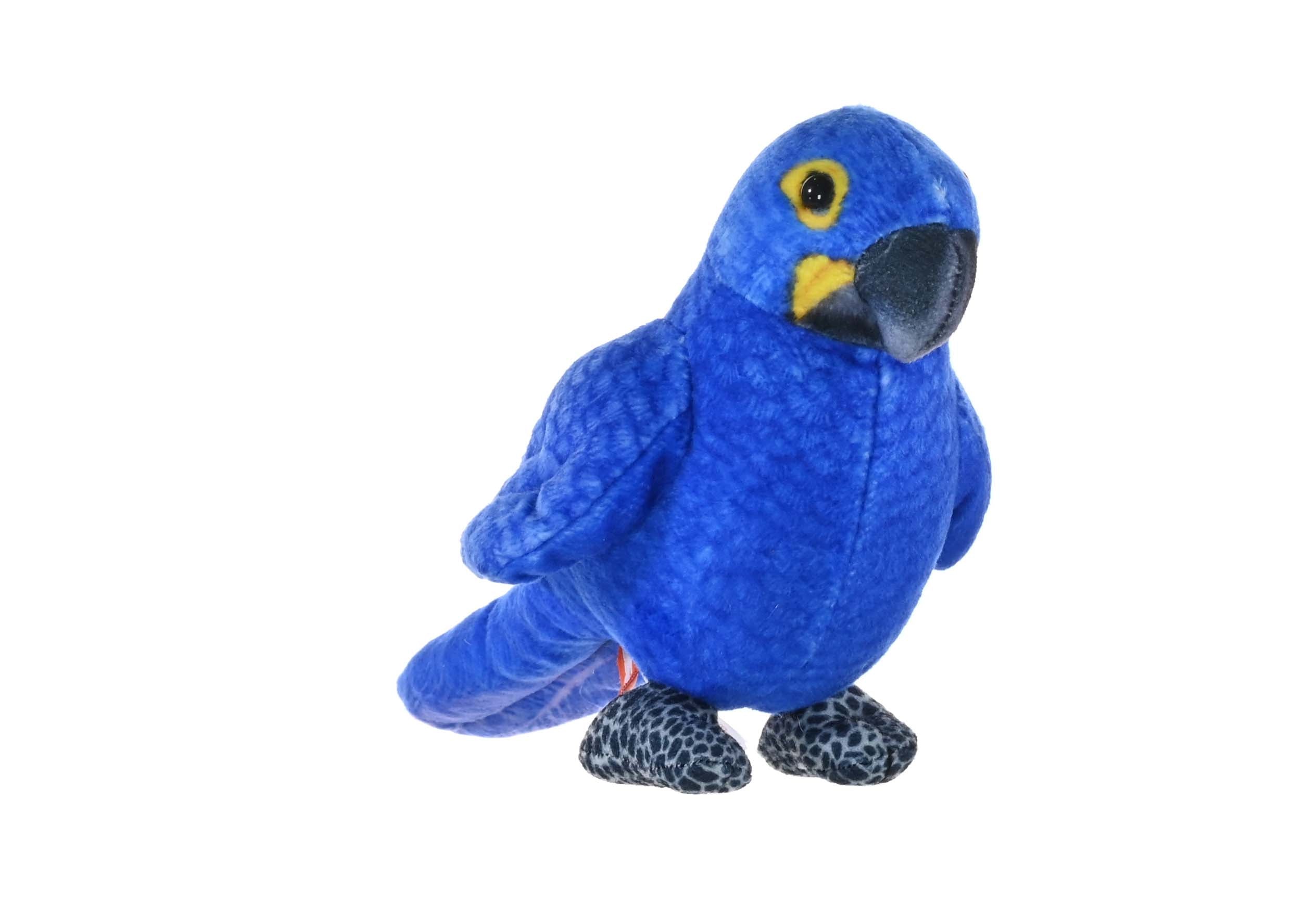 Wild Republic Rainforest Birds Hyacinth Macaw Stuffed Animal, 4.5 ...