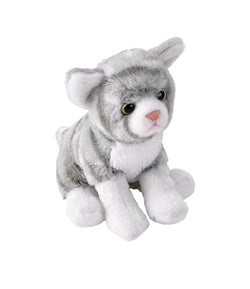 Pocketkins Eco Grey Tabby Cat Stuffed Animal - 5