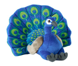 Cuddlekins Eco Peacock Stuffed Animal - 12