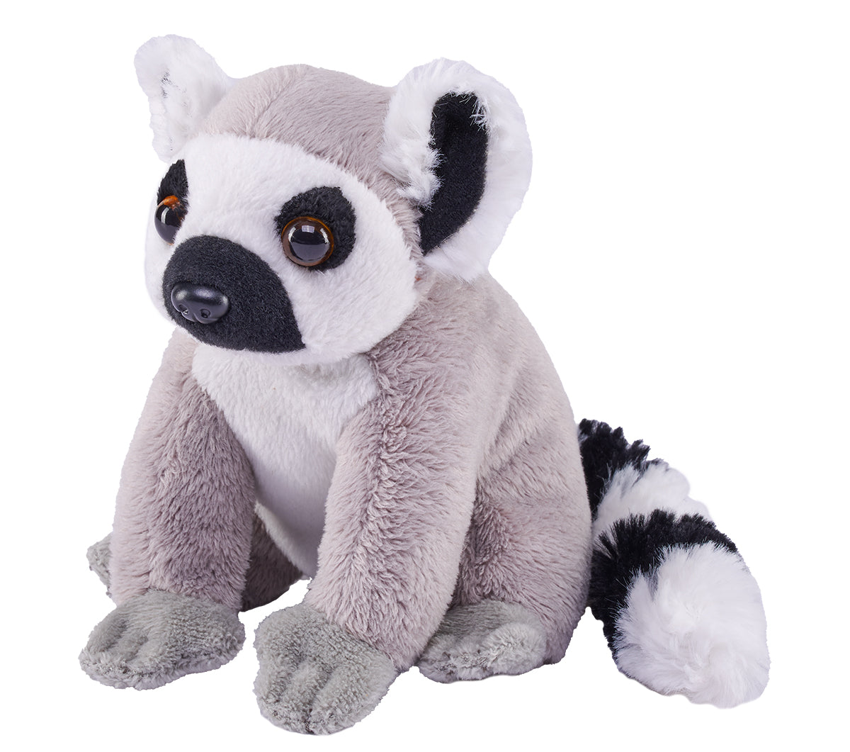 Wild Republic Pocketkins Eco Ring Tailed Lemur Stuffed Animal, 5 