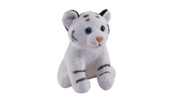 Pocketkins Eco White Tiger Stuffed Animal - 5