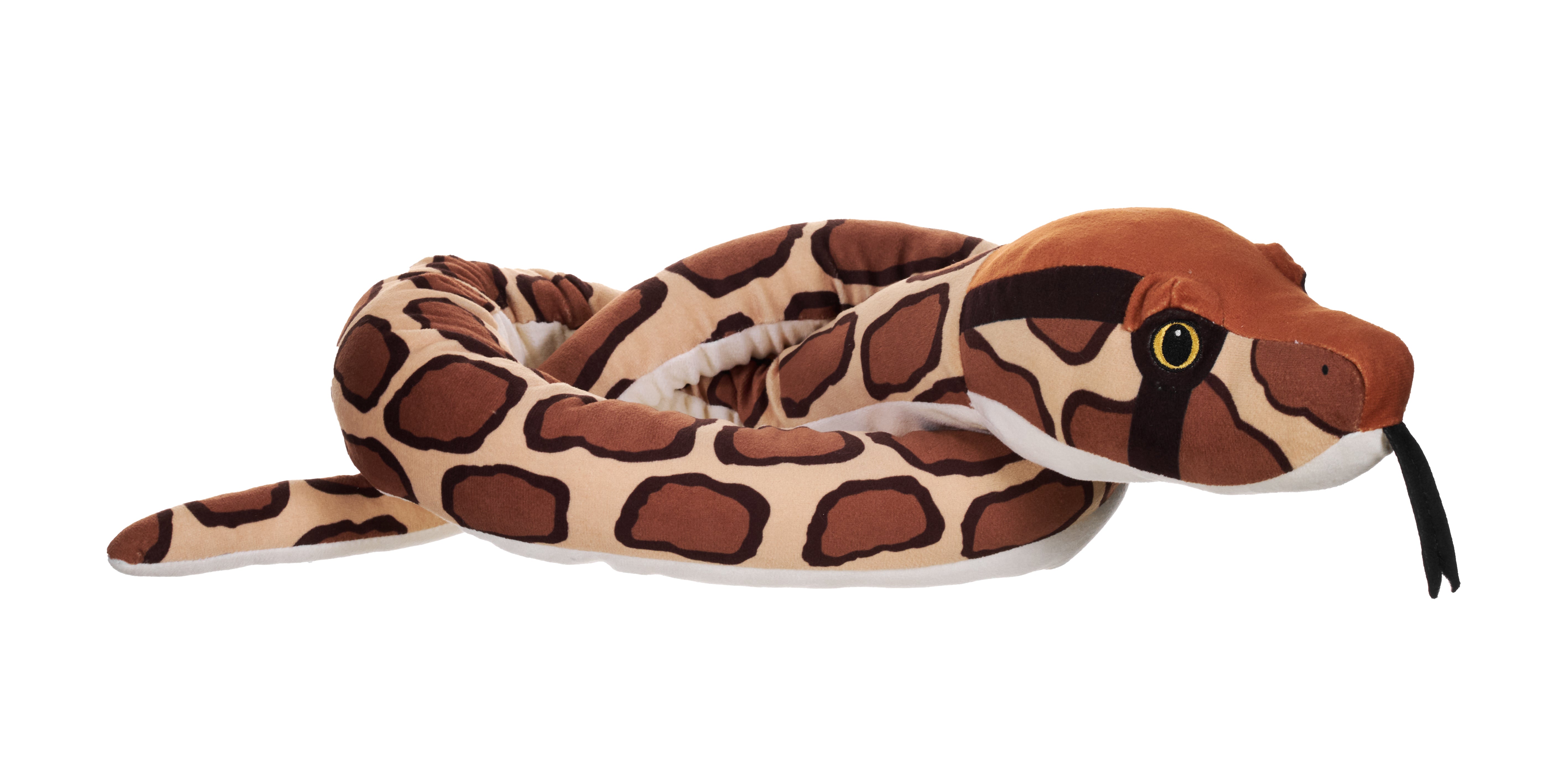 Wild Republic Snakesss Eco Burmese Python Stuffed Animal, 54