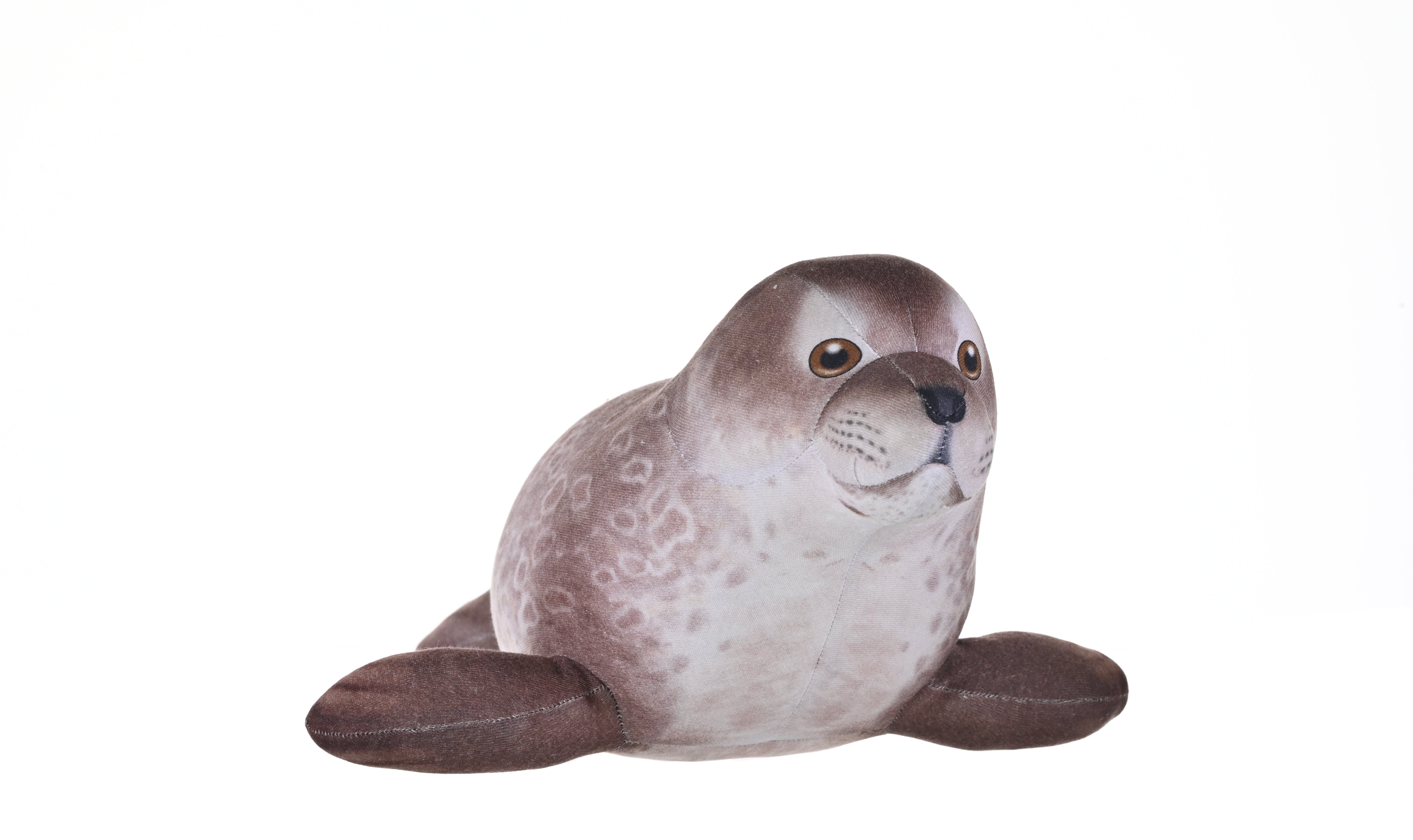 Wild Republic Naturekins Harbor Seal Stuffed Animal, 12" - Wild Republic