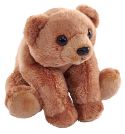 Pocketkins Eco Grizzly Bear Stuffed Animal - 5