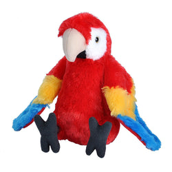 Macaw Scarlet Stuffed Animal - 8