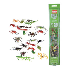 Tube of Insect and Arachnid Figurines with Playmat