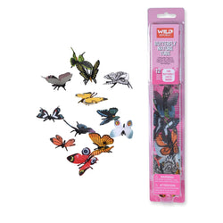 Tube of Butterfly Figurines with Playmat