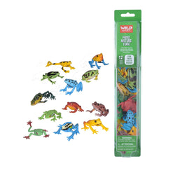 Tube of Frog Figurines with Playmat