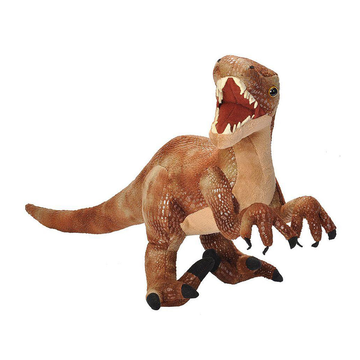 Wild Republic Dinosauria II Velociraptor Stuffed Animal, 17