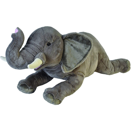 Wild Republic Cuddlekins Jumbo African Elephant Stuffed Animal 30 Wild Republic