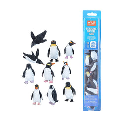 Tube of Penguin Figurines