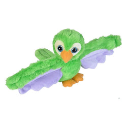 Huggers Green Parrot Stuffed Animal - 8