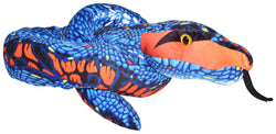 Blue And Orange Snake Stuffed Animal - 54