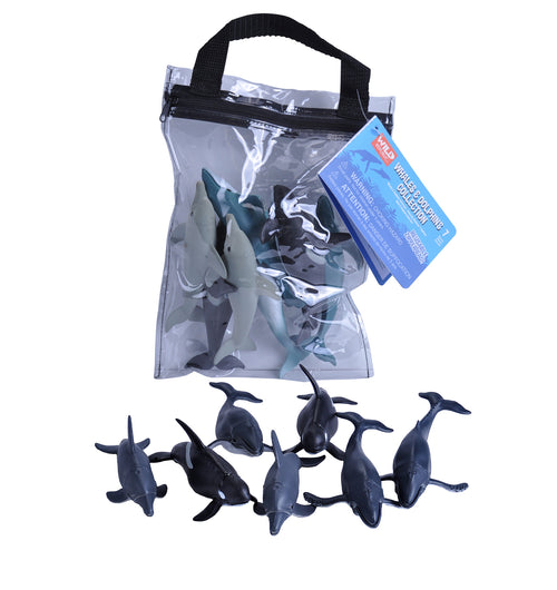 Whale & Dolphin Bag: 7-Piece Set (6-Inch Animals) フィギュア