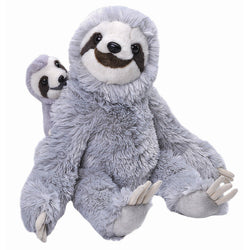 Wild Republic Mom and Baby Ours Polaire, Animal en Peluche, 38 cm